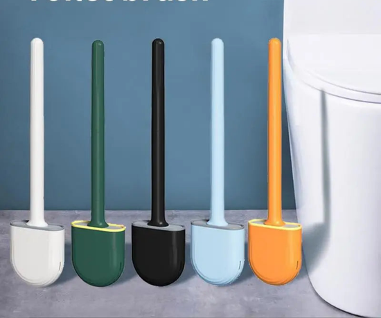 Brosse WC en Silicone Souple – Brosse Toilettes Murale Hygiénique