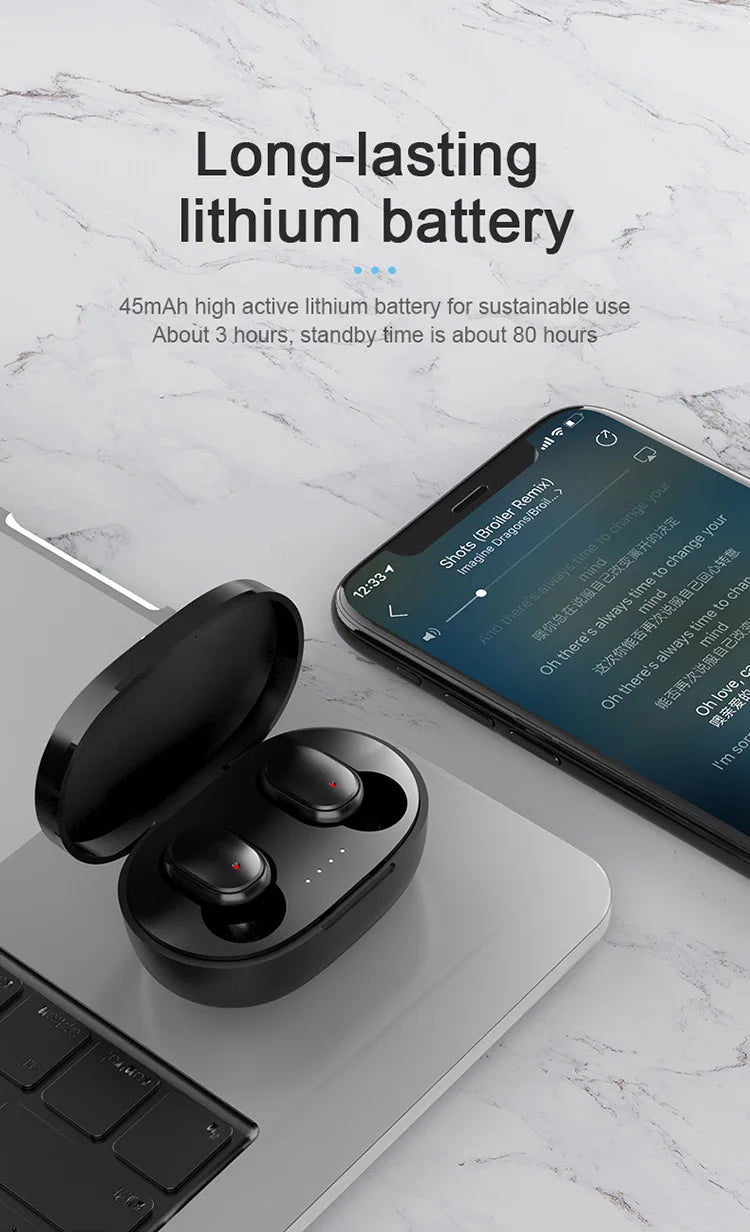 A6S, Casque Bluetooth TWS Sans Fil