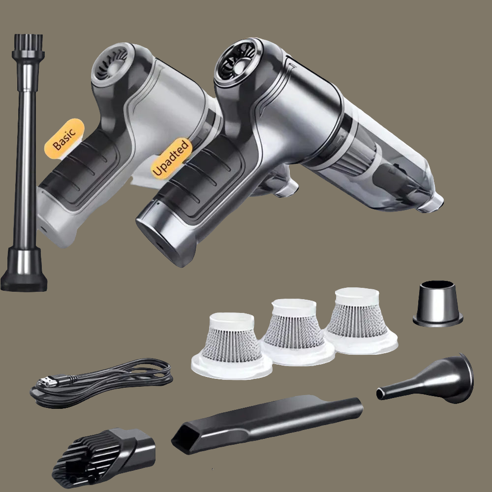 Aspirateur Voiture Sans Fil – Mini Aspirateur Portable Puissant