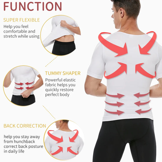 Gainant Minceur pour Homme  Correcteur de Posture