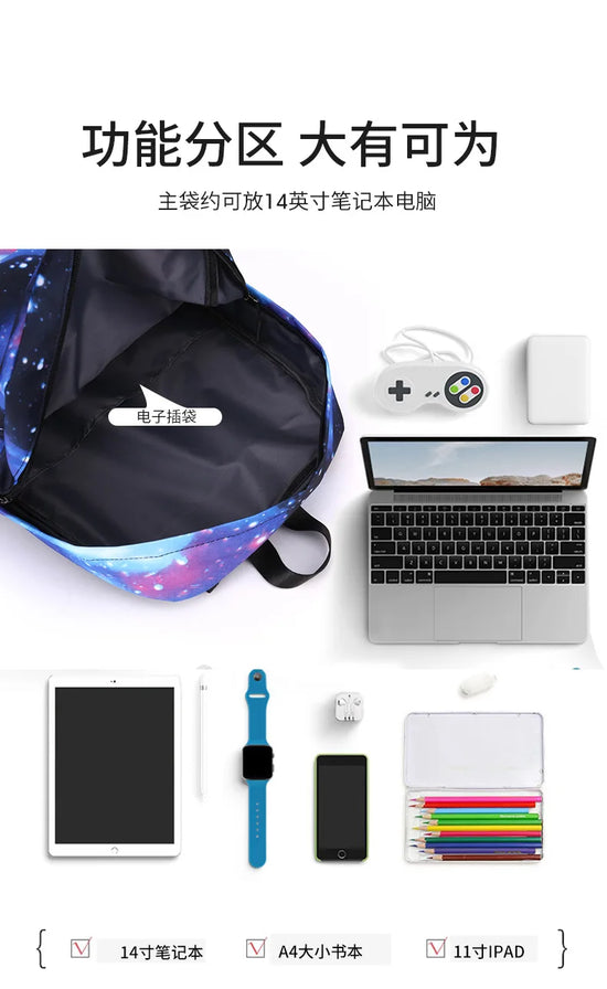 Ensemble 3 Pièces Sac à Dos École CR7 – Garçons / Filles