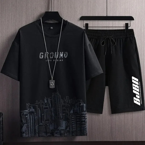 Ensemble de Sport Estival Homme – 2 Pièces Respirant
