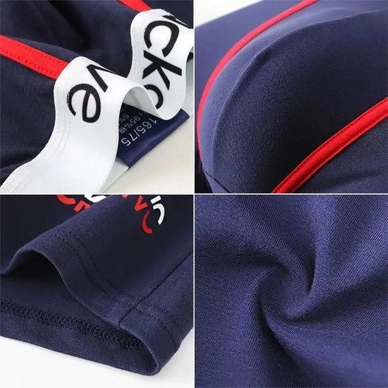 Lot de 4 Sous-vêtements Homme – Boxers Coton Confort, Style Sexy et Élégant