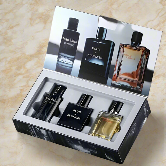Coffret Parfum Homme 3 x 90ml – Set de 3 Eaux de Cologne Élégantes