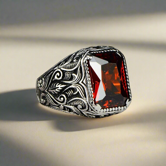 Bague Vintage Turque Faite Main – Anneau Unisexe