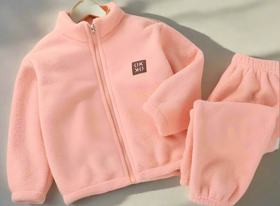 Ensemble Polaire Chaud Enfant 2 Pièces – Vêtements Hiver Bébé